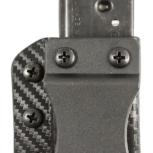 DeSantis Gunhide A100KJJJZ Persuader Mag Pouch Double Stack IWB/OWB Black Kydex Belt Clip Ambidextrous