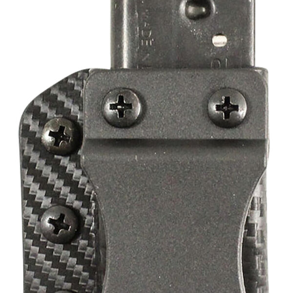 DeSantis Gunhide A100KJYYZ Persuader Mag Pouch IWB/OWB Black Kydex Belt Clip Compatible w/ Glock 43 Ambidextrous