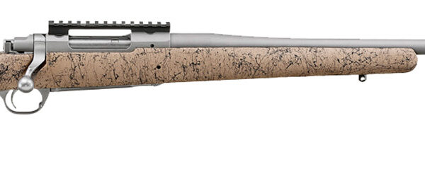Ruger 57152 Hawkeye FTW Hunter Full Size 6.5 Creedmoor 4+1 Matte Stainless Steel Threaded Barrel, Picatinny Rail Stainless Steel Receiver, Speckled Tan/Black HS Precision Synthetic Stock