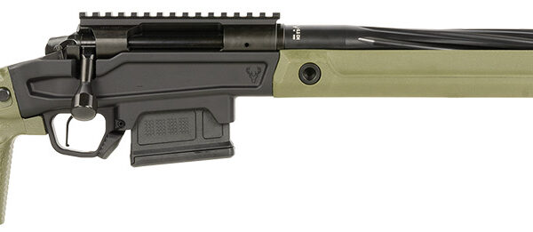 Stag Arms SABR01030002 Pursuit  6.5 Creedmoor 5+1 20″ Threaded/Fluted Sporter, Black Cerakote Barrel/Rec, OD Green OEM Hybrid Hunter Stock, TriggerTech Trigger, 20 MOA Scope Mount
