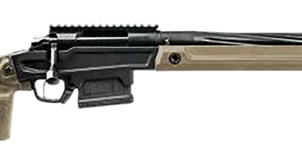 Stag Arms SABR01040002 Pursuit  6.5 Creedmoor 5+1 20″ Threaded/Fluted Sporter, Black Cerakote Barrel/Rec, Tan OEM Hybrid Hunter Stock, TriggerTech Trigger, 20 MOA Scope Mount