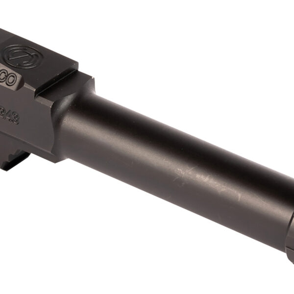 SilencerCo AC5049 Glock  9mm Luger 3.70″ Threaded Black Nitride Stainless Steel, Fits Glock 43/43X