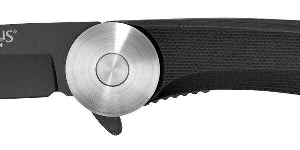 Camillus 19640 Cirque 2.75″ Folding Drop Point Plain Black AUS-8 Carbonitride Titanium Blade, Black G10 Handle
