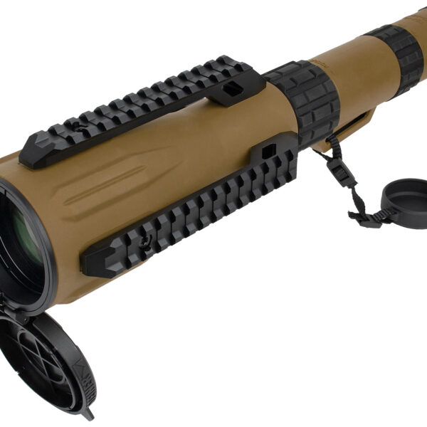 Steiner 2918 TS740  Straight Body 7-40x60mm 1/2 Mil Dot Reticle, Coyote Brown