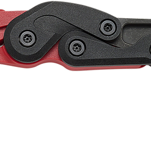 CRKT 4041R Provoke  2.47″ Folding Hawkbill Plain Black Stonewashed 1.4116 SS Blade, Red Grivory Handle