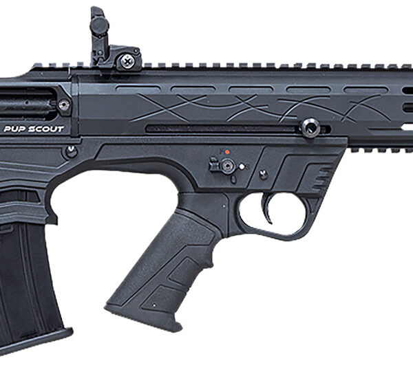 Citadel FRPS1218 Pup Scout 12 Gauge Semi-Auto 3″ 5+1 18.50″ Black Steel Barrel, Black Picatinny Rail Aluminum Receiver, Picatinny Handguard, Black Adj Cheek Riser Synthetic Stock