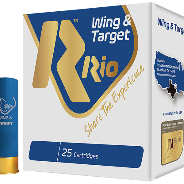 Rio Ammunition WT288 Wing & Target 12Gauge 2.75″ 1oz 8Shot 25 Per Box/10 Case