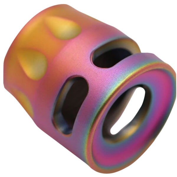 True Precision Inc TPSMICROS Micro Compensator S-Type Spectrum 416R Stainless Steel 1/2″x28 Threads 9mm/380 ACP
