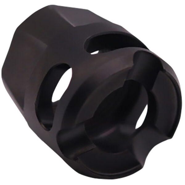 True Precision Inc TPYMICROBC Micro Compensator Y-Type Black DLC 416R Stainless Steel 1/2″x28 Threads 9mm/380 ACP