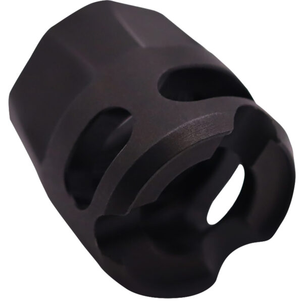 True Precision Inc TPYMICROBL Micro Compensator Y-Type Black Nitride 416R Stainless Steel 1/2″x28 Threads 9mm/380 ACP