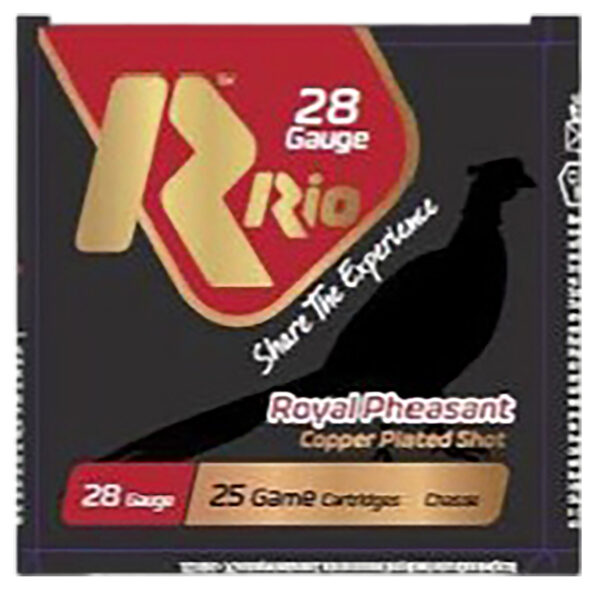 Rio Ammunition RPC285 Royal Pheasant 28Gauge 2.75″ Copper-Plated 5Shot