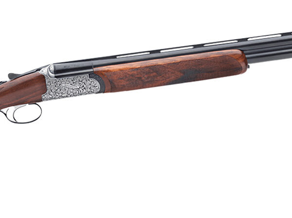 Rizzini USA 410141029 Round Body EM Full Size 410 Gauge Break Action 2rd 29″ Vent Rib Barrel, Coin Anodized Silver Receiver, Fixed w/Prince of Whales Grip Grade III Turkish Walnut Stock