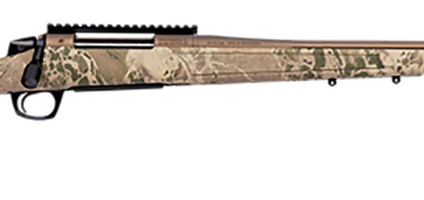 CVA CR3960 Cascade Long Range Hunter Full Size 7mm Rem Mag 24″ Smoked Bronze Cerakote Steel Threaded Barrel, Realtree Hillside Synthetic Stock