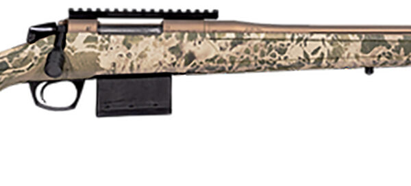 CVA CR4030 Cascade VH Full Size 243 Win 22″ Smoked Bronze Cerakote Steel Threaded Barrel, Realtree Hillside Adjustable Synthetic Stock