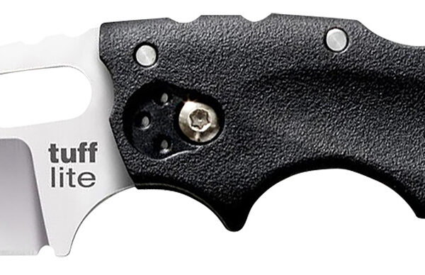 Cold Steel CS20LTZ Tuff Lite  2.50″ Folding Sheepsfoot Plain AUS-8A SS Blade, 3.50″ Black Textured Griv-Ex Handle