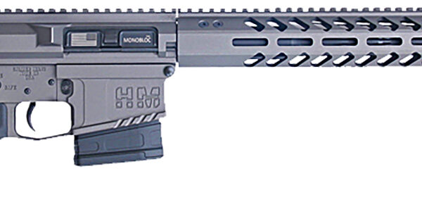 HM Defense HM1065 Avenger  6.5 Creedmoor 10+1 20″ Black Cerakote Match Grade Barrel, Tungsten Gray Cerakote 14″ Picatinny Rail Aluminum Receiver, Black Synthetic Mil-Spec HM Stock, Black Polymer Grip