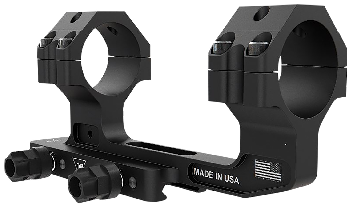 Trijicon AC22050 Cantilever w/Q-LOC Scope Mount/Ring Combo Matte Black Aluminum 34 mm Tube, Picatinny Rail Mount