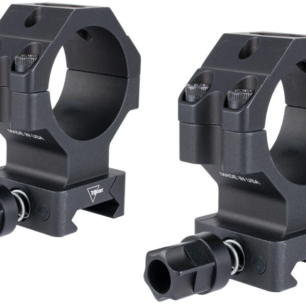 Trijicon AC22067 Scope Rings with Q-LOC Technology  Matte Black  30mm  Extra High