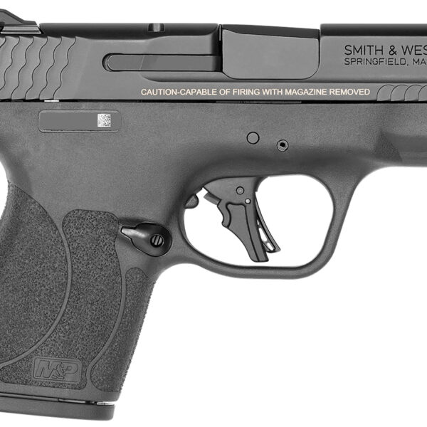 Smith & Wesson 14203 M&P Shield Plus Micro-Compact Frame 9mm Luger 10+1 3.10″ Black Armornite Steel Barrel & Serrated Slide, Black Polymer Frame, Black Polymer Grip, Thumb Safety