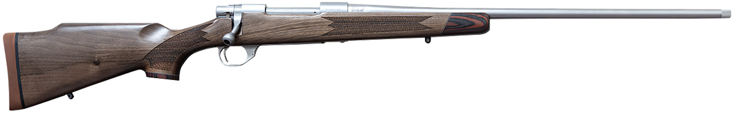 Howa HWH308SLUX M1500 Super Deluxe Full Size 308 Win 4+1 22" Stainless Threaded Barrel, Drilled & Tapped Stainless Steel Receiver, Turkish Walnut Fixed Stock