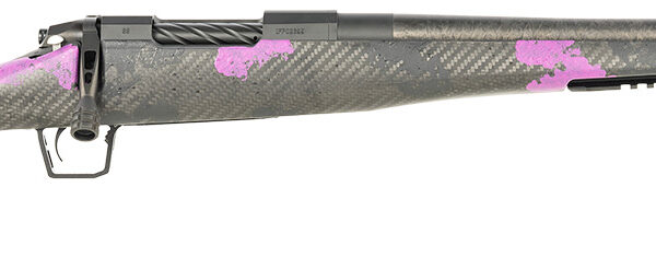 Fierce Firearms ROGM65CM20BP Mini Rogue  6.5 Creedmoor 4+1 20″ Hand Lapped/Match Grade Barrel, Black Cerakote Steel Receiver, Purple Camo Mini Rogue w/Adj Comb & Picatinny Rail Carbon Fiber Stock