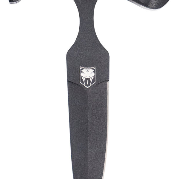 CobraTec Knives FG10PD Folding Push Dagger  2.88″ Folding Dagger Plain Black D2 Steel Blade, 4.06″ Black Textured G10 Scales Handle