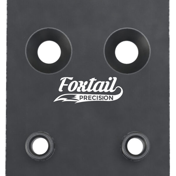 Foxtail Precision 100010 Adapter Plate  Black Anodized Aluminum, Compatible w/Glock MOS, Holosun 407K/507K/EPS Carry Pattern Footprint Mount