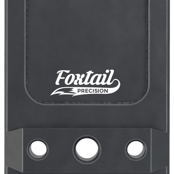 Foxtail Precision 100014 Rear Sight Dovetail Optic Adapter Plate for non MOS Glock Black Anodized Glock Non MOS