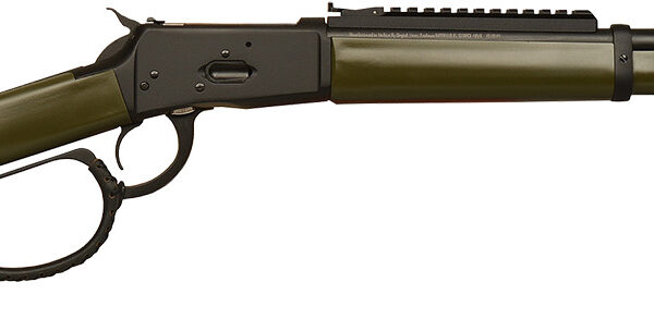 Gforce Arms GFLVR44OD Saddlehorn  44 Mag 10+1 16.50″ Black Steel Barrel, Black Picatinny Rail Aluminum Receiver, Fixed Green Synthetic Stock