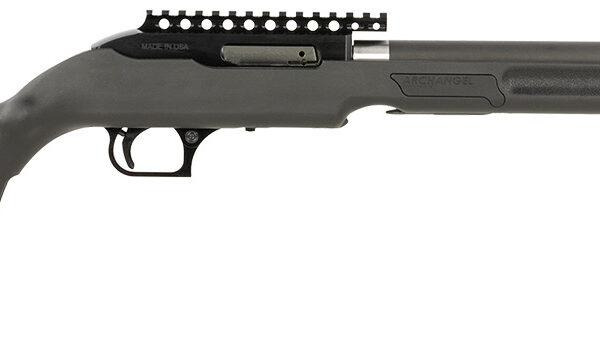 Magnum Research SSAA22G Magnum Lite SwitchBolt 22 LR 10+1 16.50″ Black Threaded Barrel, Black Receiver w/Picatinny Rail, Black Archangel Folding Backpack Polymer Stock