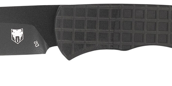 CobraTec Knives CTCLNHRBLK Cyclone Hidden Release 3″ Flip Open Plain Black TiCN D2 Steel Blade, 4″ Black Aluminum Handle