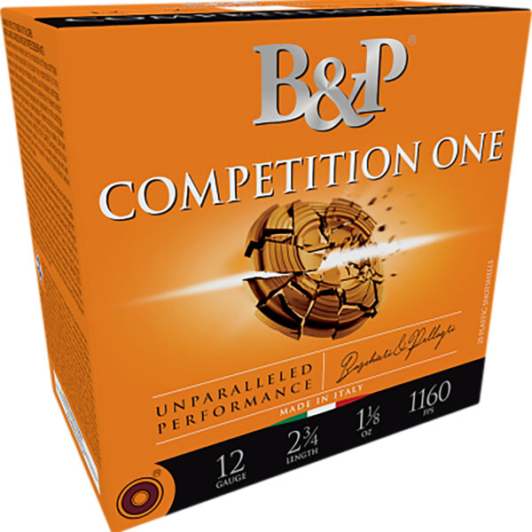 B&p Ammunition 12B18CP9 Competition One 12Gauge 2.75″ 1 1/8oz 9Shot 25 Per Box/10 Case