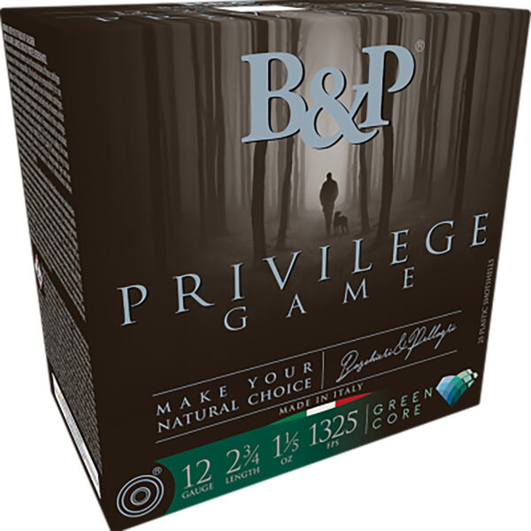 B&p Ammunition 12B15PG6 Privilege Game 12Gauge 2.75″ 1 1/5oz 6Shot 25 Per Box/10 Case