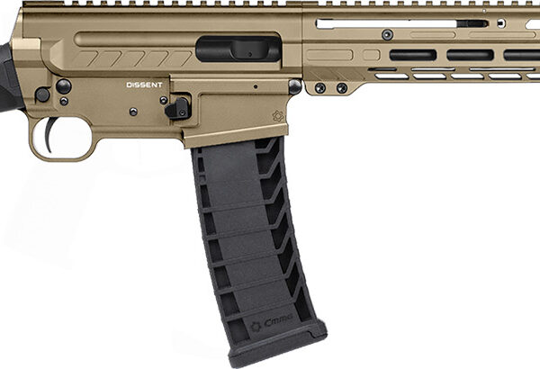 CMMG 94AC80FCT Dissent BR4 *CA Compliant 9mm Luger 10+1 16.10″ Black Nitride Threaded Barrel, Coyote Tan Cerakote Picatinny Rail Aluminum Receiver, Magpul SGA Black Polymer Stock