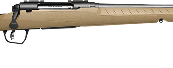 Savage Arms 32048 Axis 2 223 Rem 4+1 22″ Matte Black Sporter Barrel, Matte Black Drilled & Tapped Steel Receiver, Fixed Flat Dark Earth Synthetic Stock, Right Hand