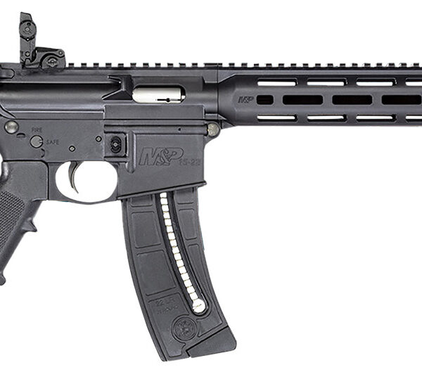 Smith & Wesson 14375 M&P15-22 Sport Bundle .22 LR 25+1 16.50″ Black Threaded Barrel Polymer Receiver Black Handguard Grip