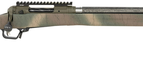 Savage Arms 58156 110 Pro Pursuit 6.5 Creedmoor 3+1 20″ Olive Dark Green Cerakote Earth-Tone Camo/Black Web Right Hand
