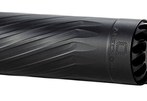 Anechoic X35B Anechox 35 35Cal/338Lapua/338/35Magnums Black Stainless Steel/Titanium 1 3/8″x24 w/ 1/2″x28 DTA