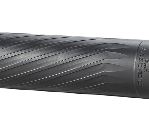 Anechoic X35LB Anechox 35L 35Cal/338Lapua/338/35Magnums Black Stainless Steel/Titanium 1 3/8″x24 w/ 1/2″x28 DTA