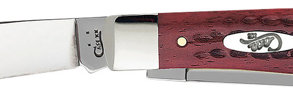 Case 00783 Trapper Medium 3.25″/3.27″ Folding Clip Point/Spey Plain Mirror Polished Tru-Sharp SS Blade Corn Cob Jigged Old Red Bone Handle