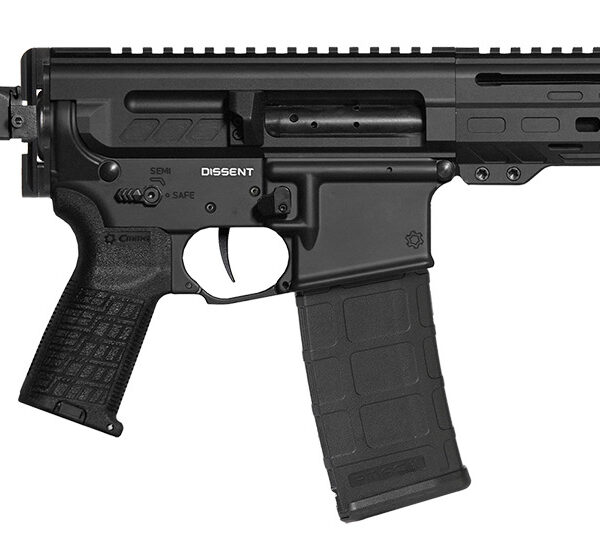 CMMG 30AC50F-AB Dissent MK4 300 Blackout 30+1 10.50″ Black Nitride Threaded Barrel, 5.50″ M-LOK Handguard, Black Armor Cerakote Aluminum Picatinny Rail Receiver, Black CMMG Zeroed Grip