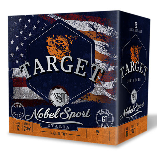 Nobel/Eurosports LLC ANSLR185 Target Low Recoil 12Gauge 2.75″ 1oz 8.5Shot 250/Box