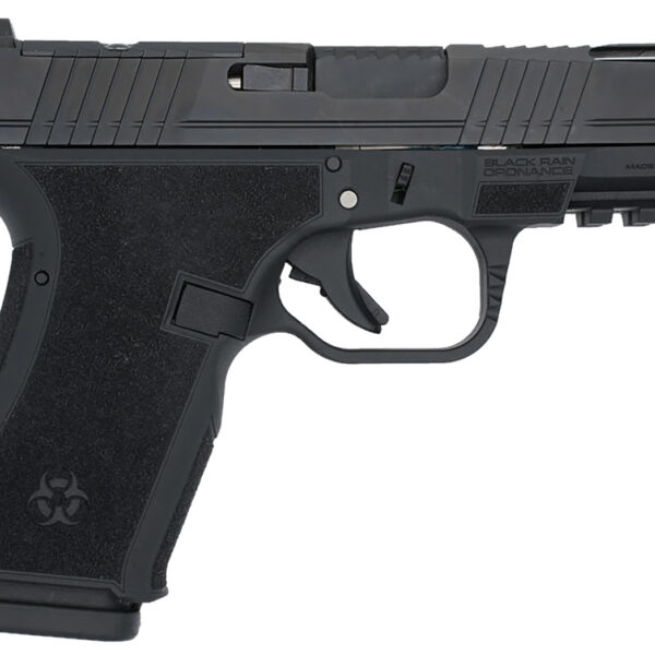 Black Rain Ordnance FLP9MMBLK Compact Frame 9mm 15+1 4″ Stainless Steel Slide