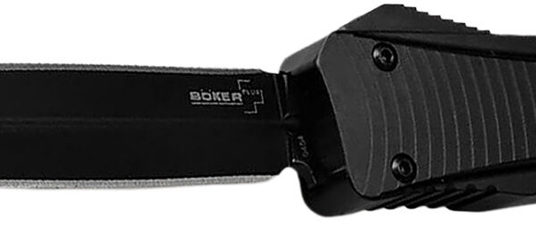 Boker 06EX244   3.39″ Double Edge Dagger Plain Black D2 Steel Blade Aluminum Handle