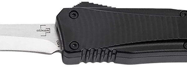 Boker 06EX245 Falcon 2.0 Pocket 3.35″ Plain D2 Steel Blade Black Aluminum Handle