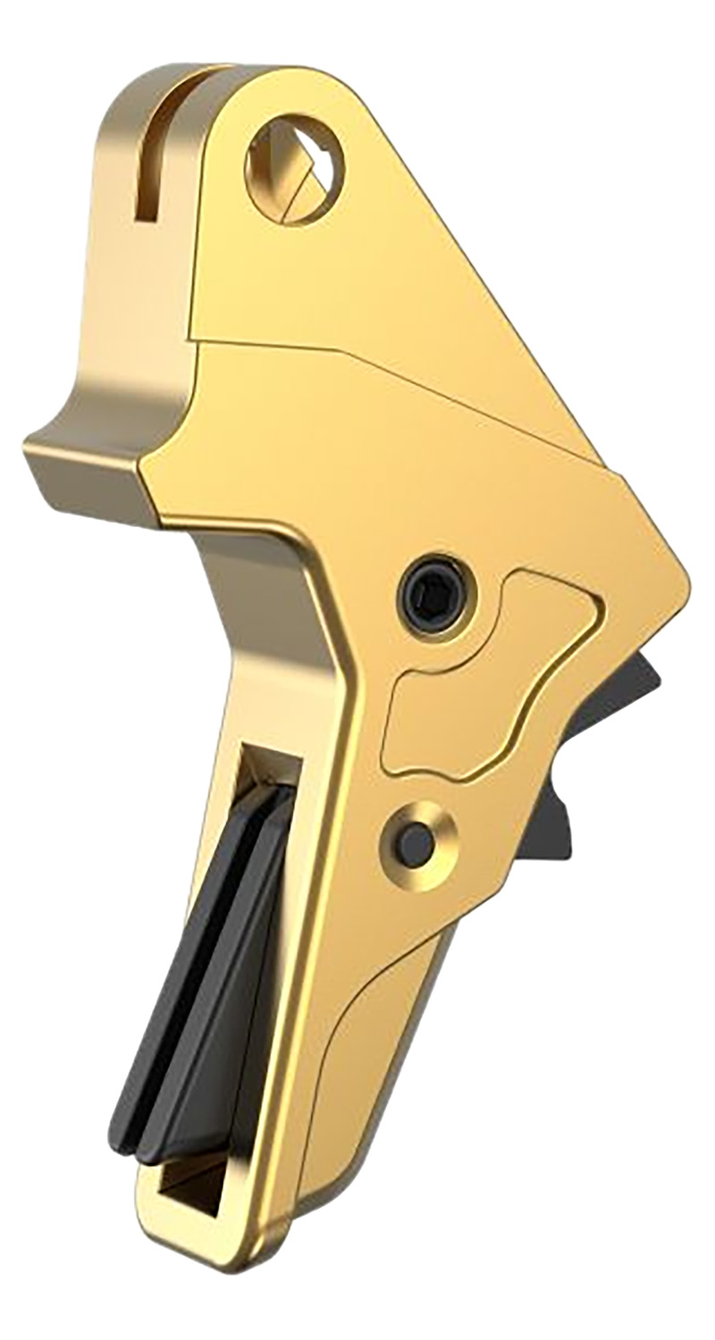 Tyrant CNC TDMPTRIGFSCGOLD/BLK Gold Fits S&W M&P Full-Size & Compact