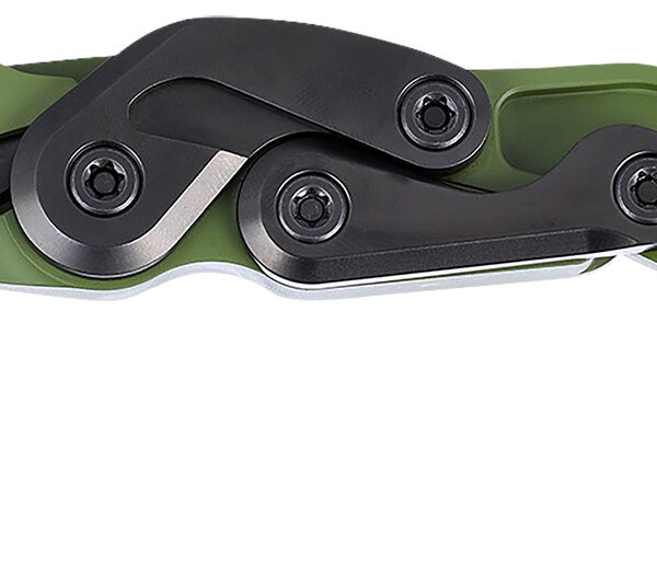 CRKT 4040BG Provoke  2.41″ Folding Karambit Plain Bright Green Cerakote D2 Steel, Blade Bright Green Cerakote Aluminum Handle