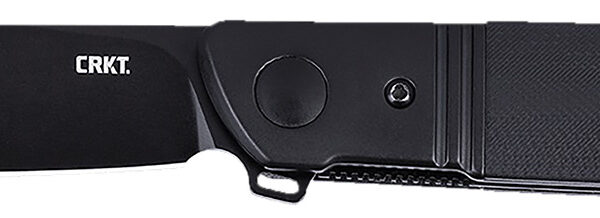 CRKT 5720K Bamboozled  3.31″ Folding Tanto Plain Black Oxide D2 Steel Blade, Black G10/SS Handle