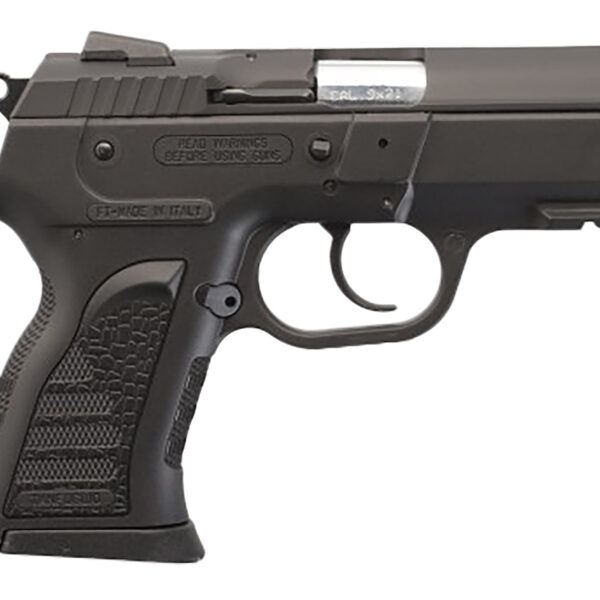 Tanfoglio TFCOMPACTF9 Force Plus Compact Frame 9mm Luger 13+1 3.60″ Stainless Barrel, Black Steel Serrated Slide, Black Polymer Frame w/Picatinny Rail, Black Polymer Grip