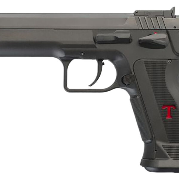 Tanfoglio TFLIMPROP9 Limited Custom  9mm Luger 19+1 4.76″ Stainless Steel Barrel, Black Serrated Steel Slide, Black Polymer Frame w/Beavertail, Textured Grip